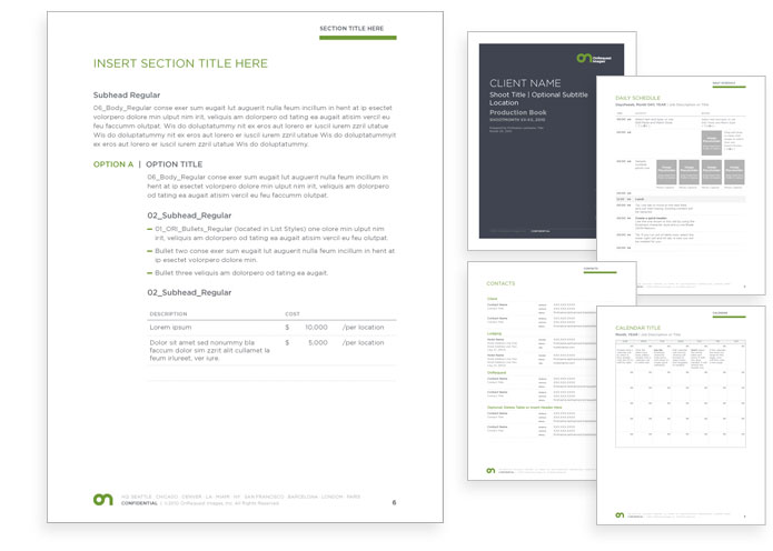 OnRequest Client Document Templates