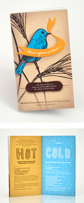 Bluebird Grain Farms Brochure Cover / Detail