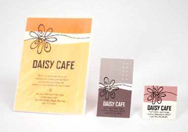 Daisy Cafe Collateral